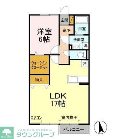 コモド八ヶ崎 Aの物件間取画像